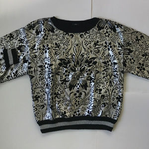 Grevi Metallic sweater SMALL EUC
